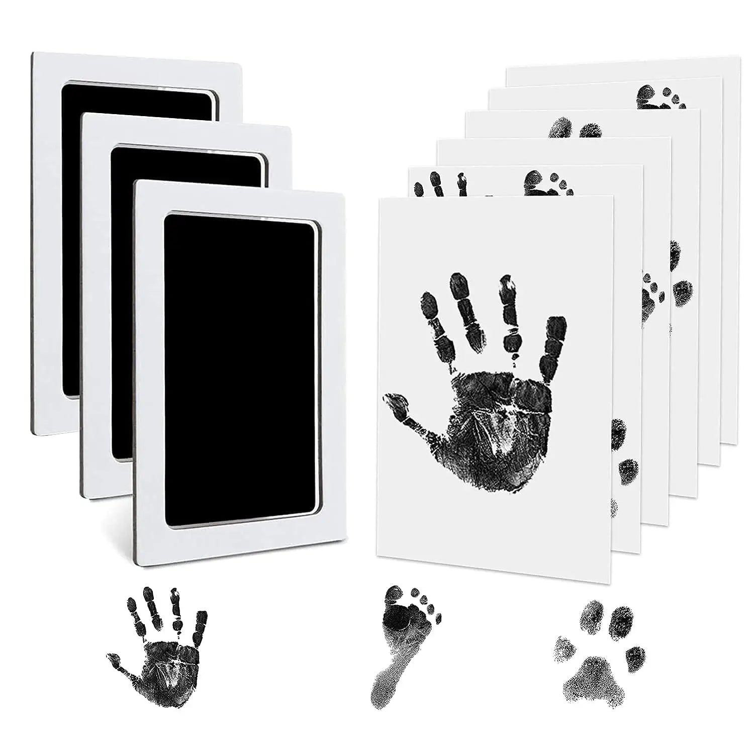 Paw Print Clean Touch Ink Pad Dog Or Cat Pet Owner Keepsake DIY Inkless Nose and Pawprint Impression Making Kit