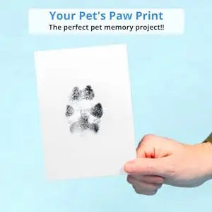 Paw Print Clean Touch Ink Pad Dog Or Cat Pet Owner Keepsake DIY Inkless Nose and Pawprint Impression Making Kit