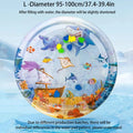 Summer Pet Cooling Thickened Sea Ocean Decor Inflatable Water Playmat Fish Mat