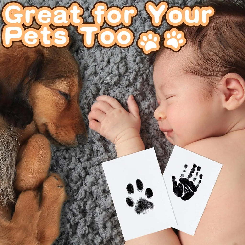 Paw Print Clean Touch Ink Pad Dog Or Cat Pet Owner Keepsake DIY Inkless Nose and Pawprint Impression Making Kit