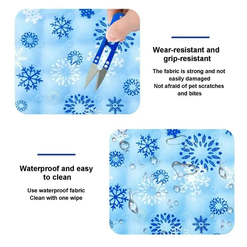Pet Summer Cooling Self-Watering Ice Gel Cooling Pad Portable Durable Mat