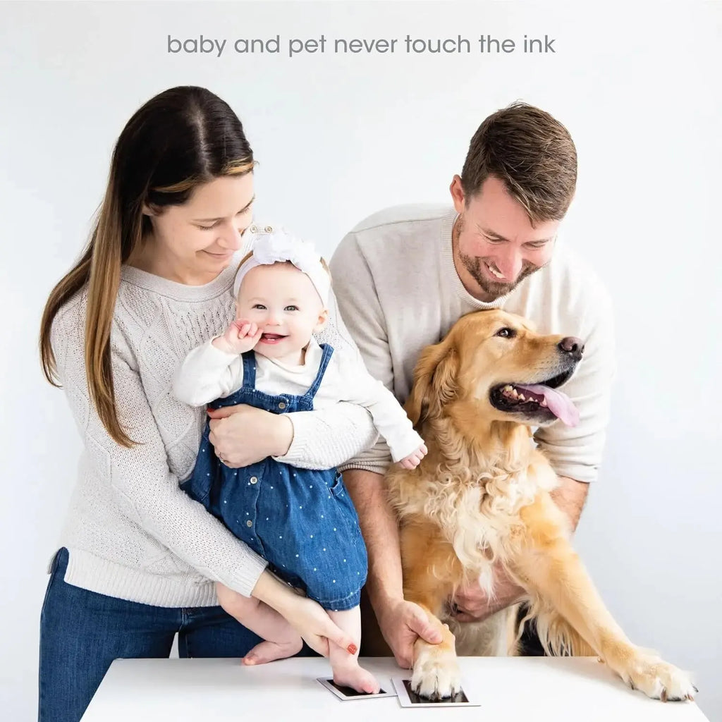 Paw Print Clean Touch Ink Pad Dog Or Cat Pet Owner Keepsake DIY Inkless Nose and Pawprint Impression Making Kit