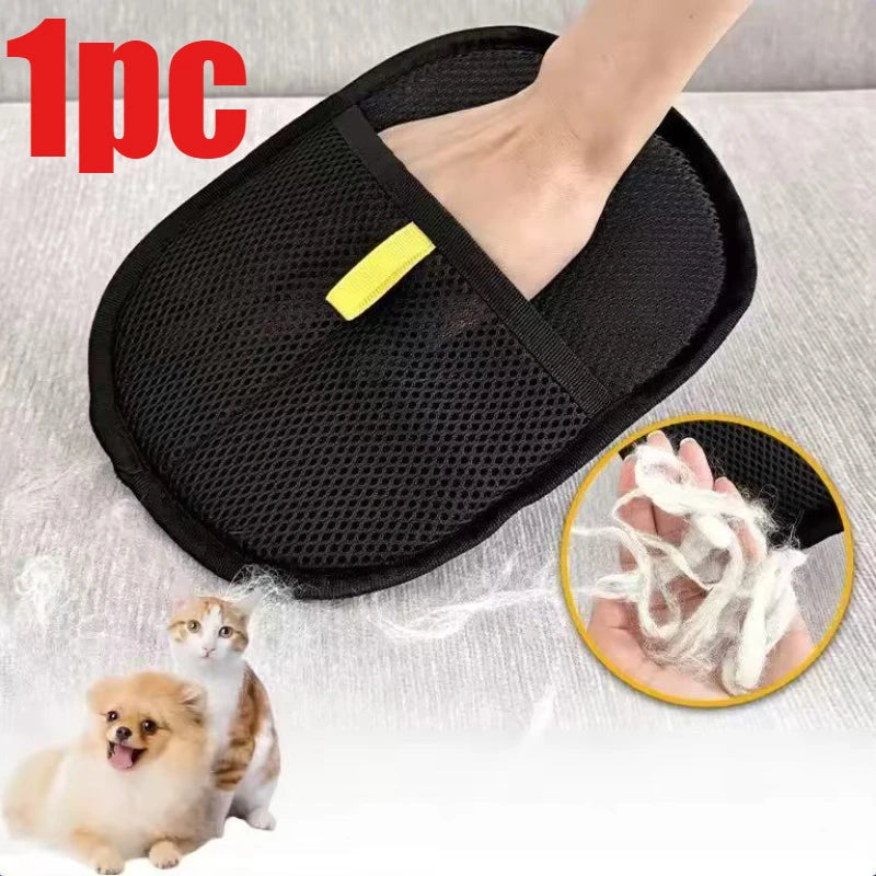 Pet Dehairing Portable Washable Clothes Gloves Cleaning Hair Remover