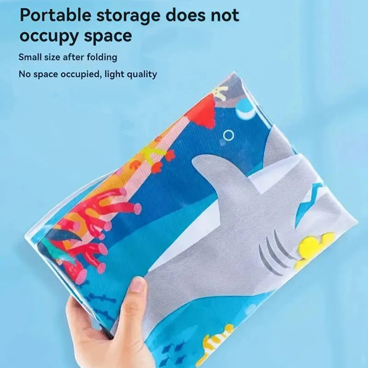 Summer Pet Cooling Thickened Sea Ocean Decor Inflatable Water Playmat Fish Mat
