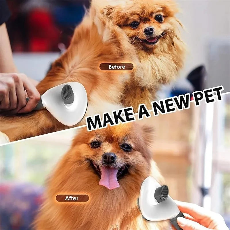 Pet Dog Brush Cat Comb Self Cleaning Pet Hair Remover For Dogs Cats Grooming Tools Pets De-matting Comb Brush