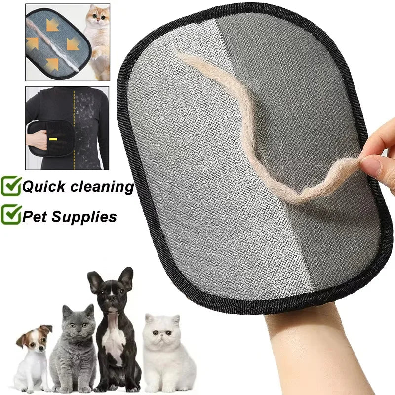 Pet Dehairing Portable Washable Clothes Gloves Cleaning Hair Remover
